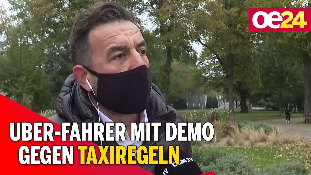 Uber-Fahrer mit Demo gegen neue Taxiregeln