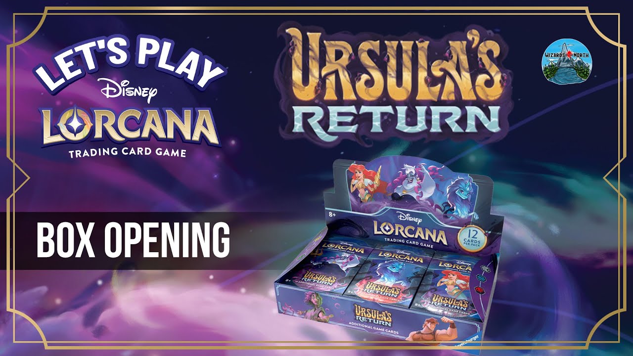 Let's Open Lorcana! Ursula's Return unboxing!