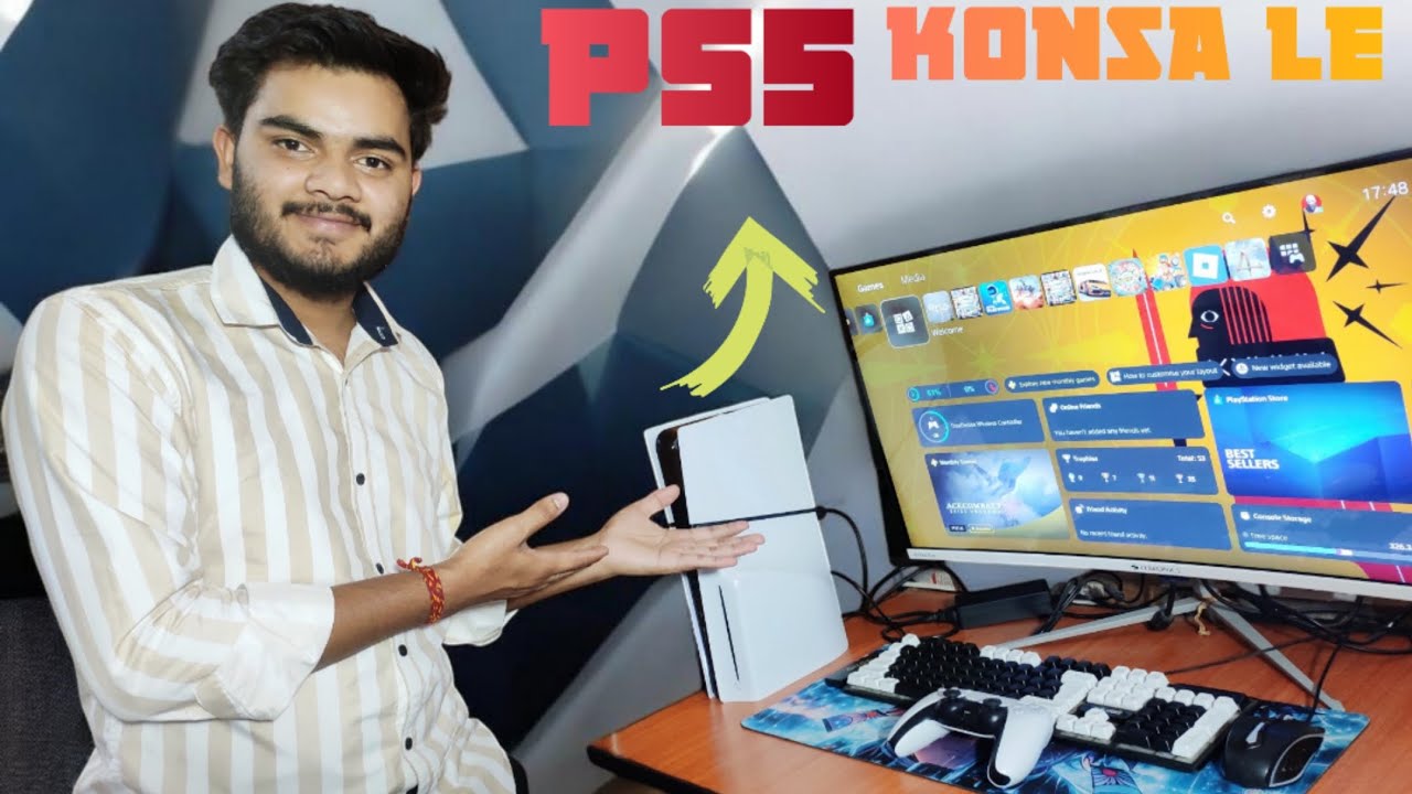 PS5 konsa le slim and disk/@igjonadam #ps5 #releted #youtube 