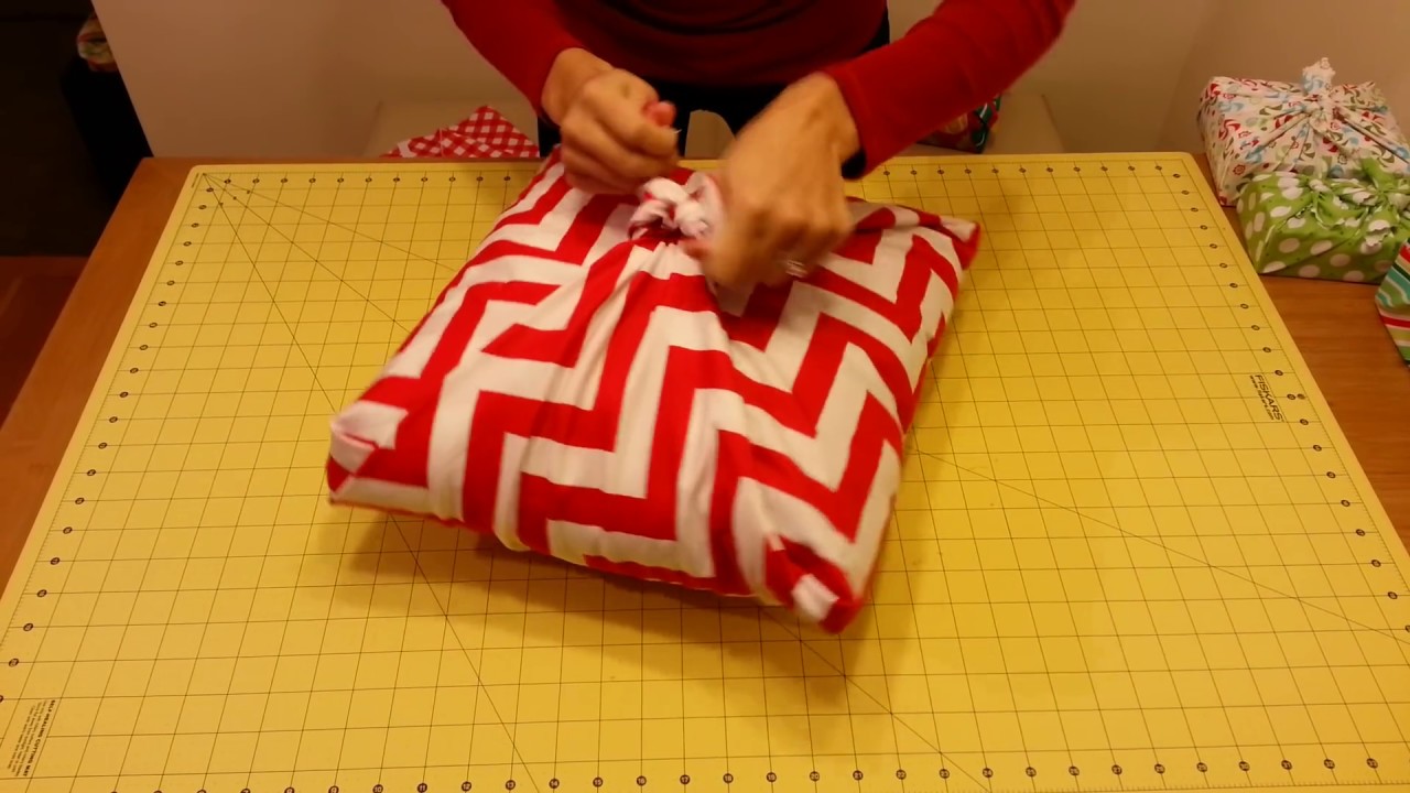 Fabric Wrapping - No sew Pillow Sham