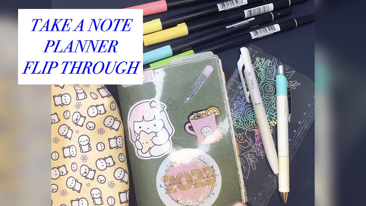 Take A Note Planner 2023 Flip Through