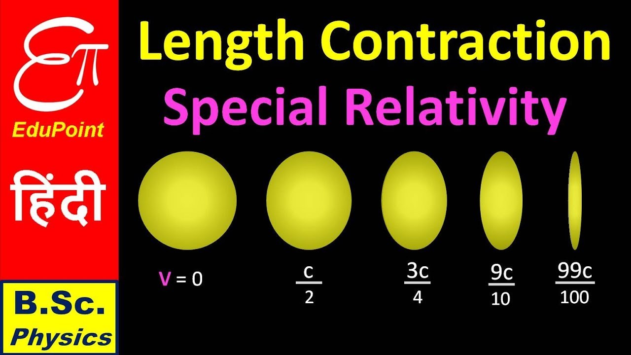 LENGTH CONTRACTION ➤ Sp. Relativity Part 3.1 || in HINDi