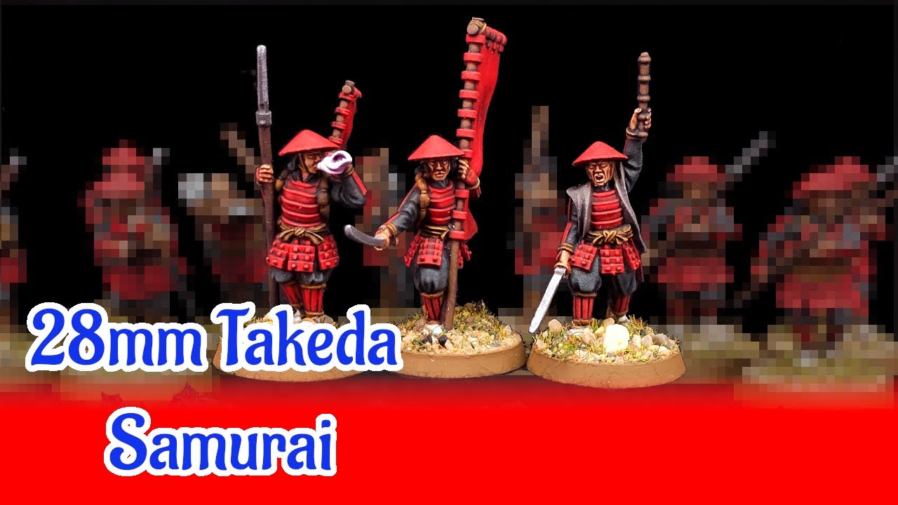 Painting 28mm Takeda Samurai | Test of Honour Showcase