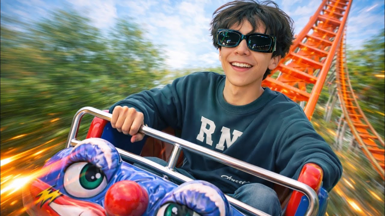 Me Monté En La Montaña Rusa Más Extrema De La Feria 🎢 | Casi Salgo Volando