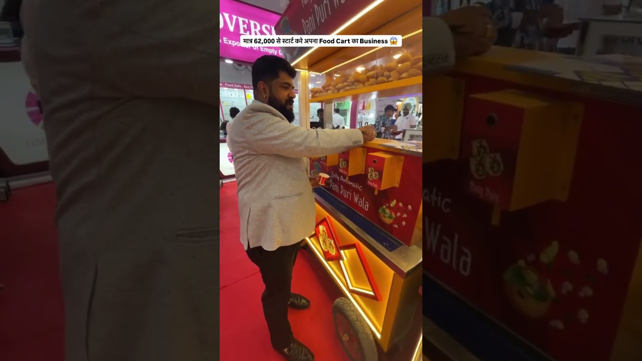 Automated Customised SS Pani Puri Cart at Just ₹62,000 | Top Quality SS Pani Puri / Golgappa Cart