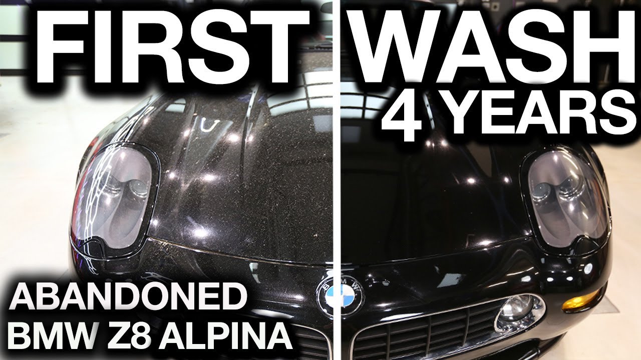 First Wash in 4 Years BMW Z8 Alpina 1/555 Ever Made!