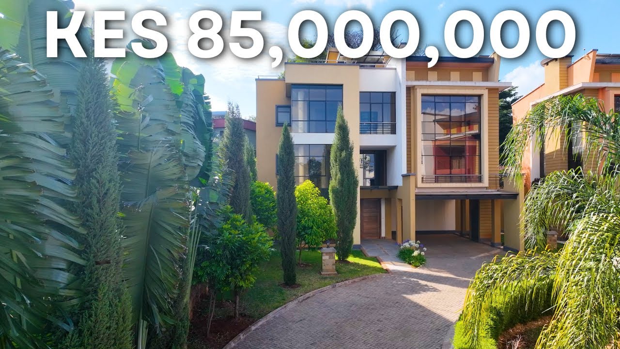 Inside Ksh.85,000,000 5 Bedroom Town House Tour in Lavington Nairobi Kenya