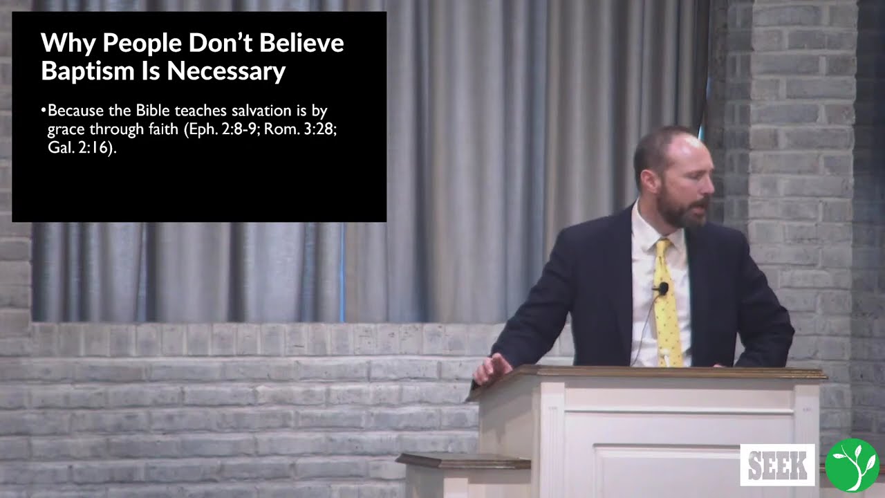 Why is Baptism Necessary for Salvation?