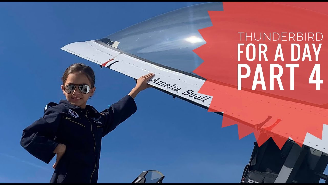 Amelia becomes a USAF Thunderbird pilot for a day - Part 4