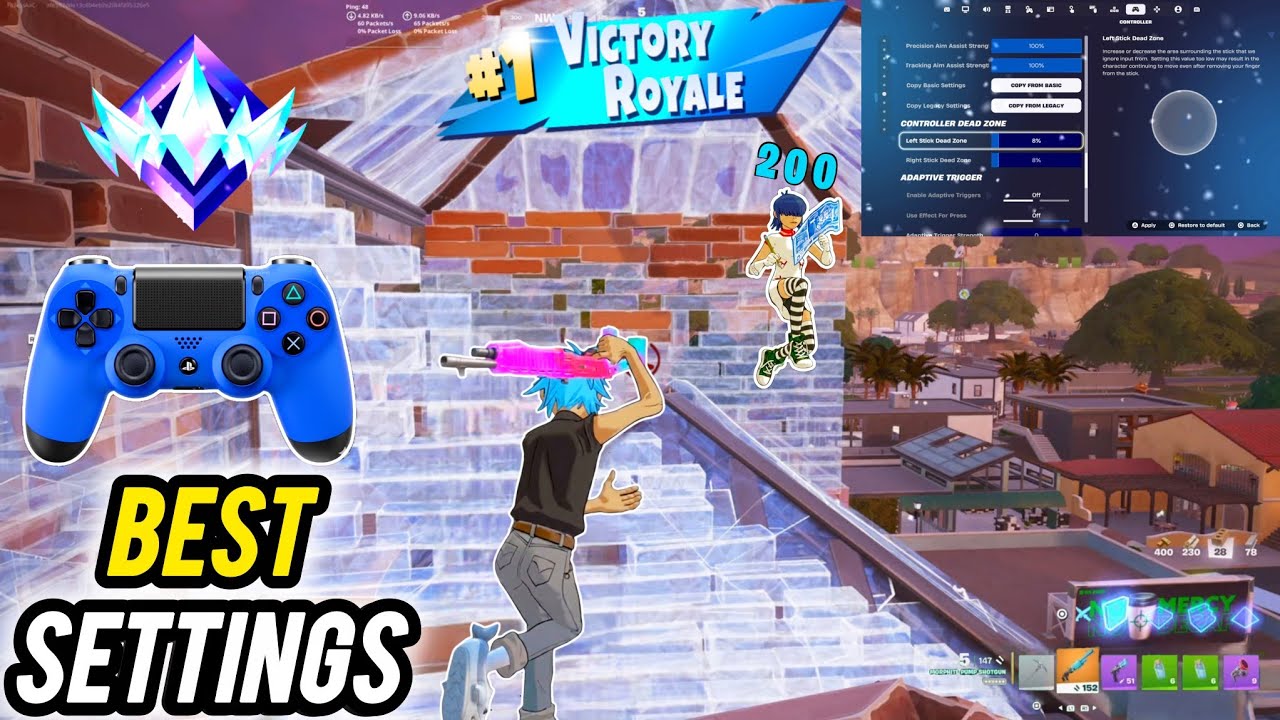 NEW Best Controller Settings (0 DELAY & MAX AIM) 🎯