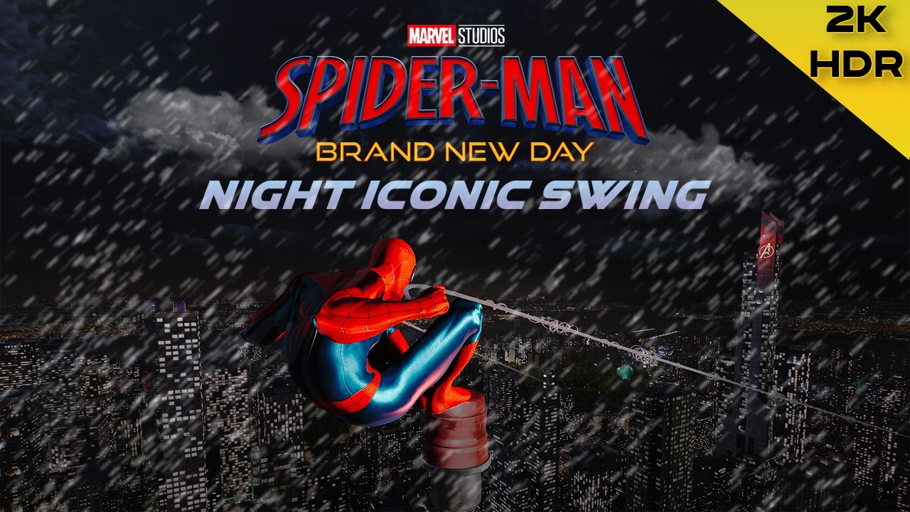 Spiderman New Suit Movie Swing | BRAND NEW DAY | SHURY