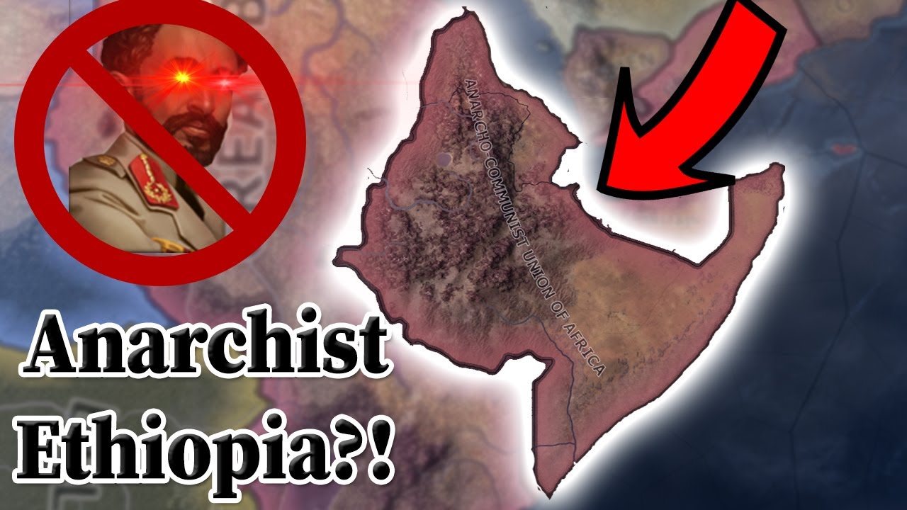 You Can Go Anarchist Ethiopia?! | I'm Breaking Africa In HOI4 By Blood Alone!