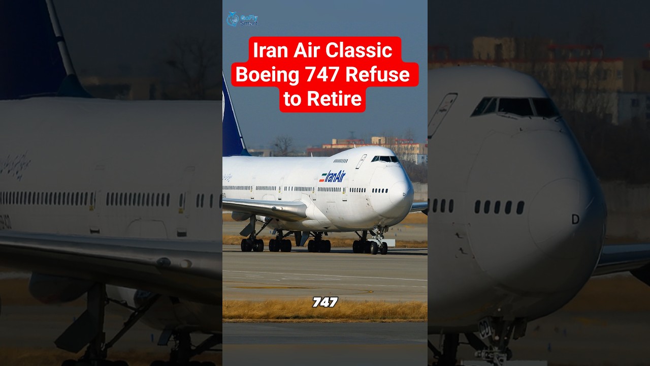 Классический Boeing 747 авиакомпании Iran Air отказывается уходить на покой. #shorts