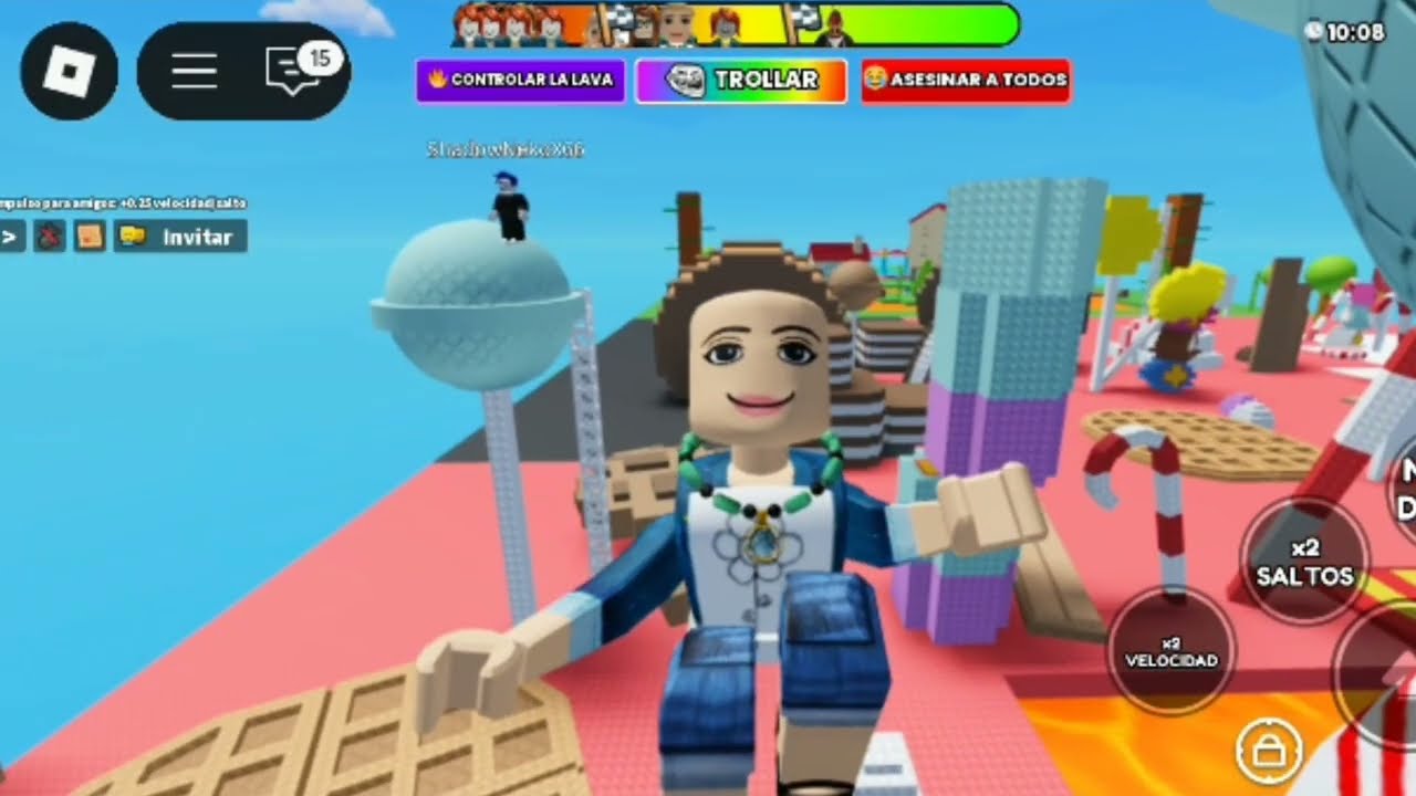  🔥 ¡CORRE MAMÁ, LA LAVA NOS ALCANZA! 😂 Roblox “El Piso es Lava” en familia 🌋