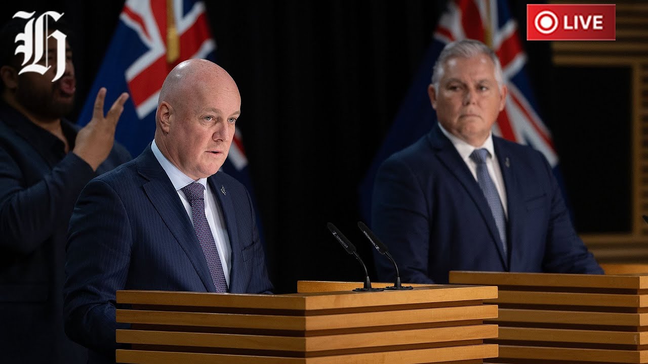 NZ Herald Live:  Christopher Luxon holds post-Cabinet press conference