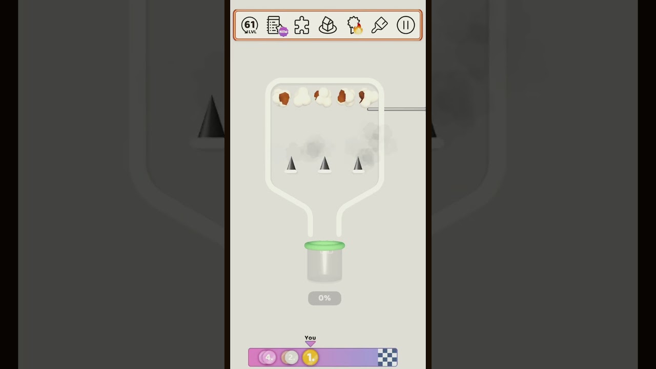 Pull The Pin 📌 Level 61 📌with new stuffff #popcorn 🍿 #gameplay #games