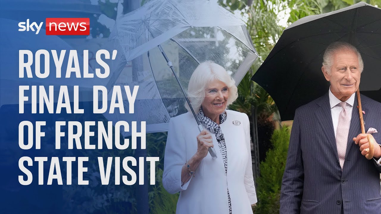 King Charles III and Queen Camilla depart Bordeaux by plane