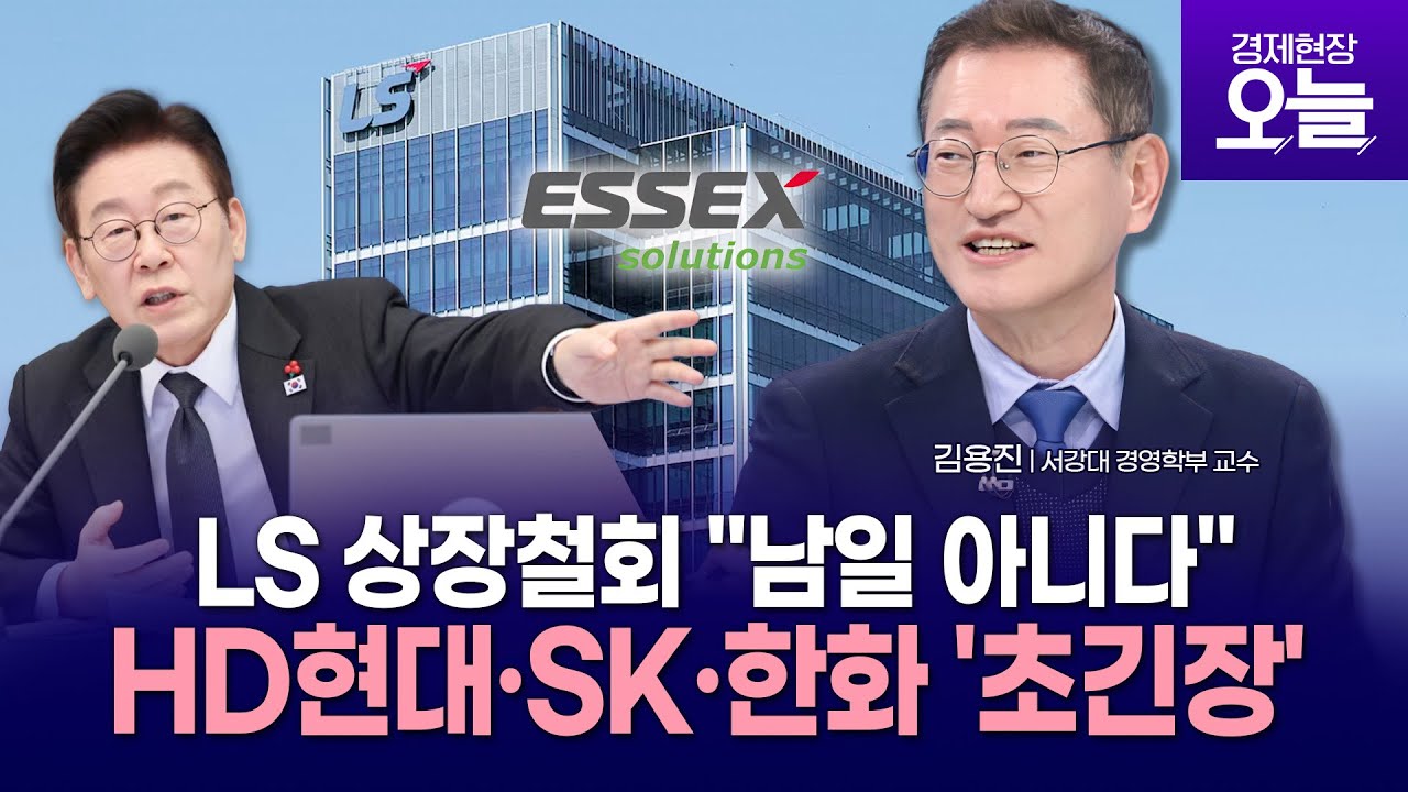 [이슈체크] 李대통령 중복상장 지적에 ‘LS 상장철회‘...HD현대·SK도 초긴장