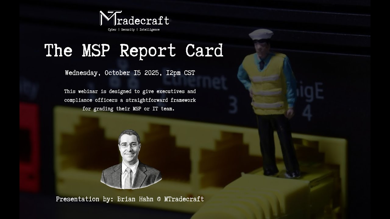 The MSP Report Card: How RIAs Can Audit Their IT Teams or MSP for SEC Cybersecurity Compliance
