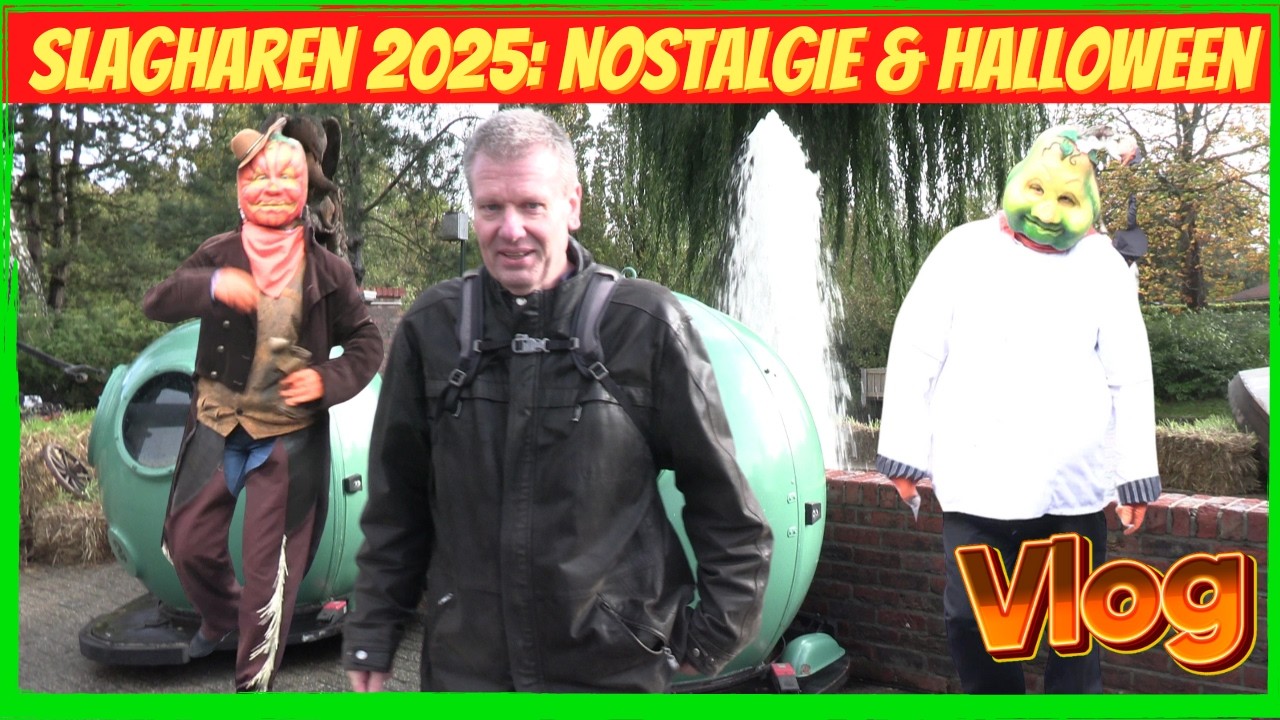 Slagharen Vlog 2025: Halloween, Red Bandits & Nostalgische Attracties