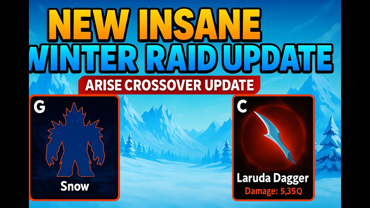 NEW WINTER RAID UPDATE | MYTHICAL WEAPON, OP Units & MUCH MORE!! | Arise Crossover