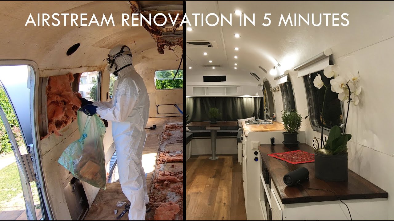Airstream Renovation in 5 minutes - pinkrambutan