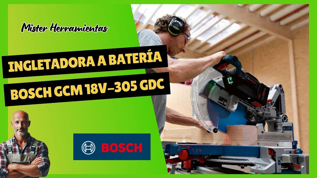 La sierra ingletadora que lo cambia todo: la sierra ingletadora Bosch GCM 18V-305 GDC Professional