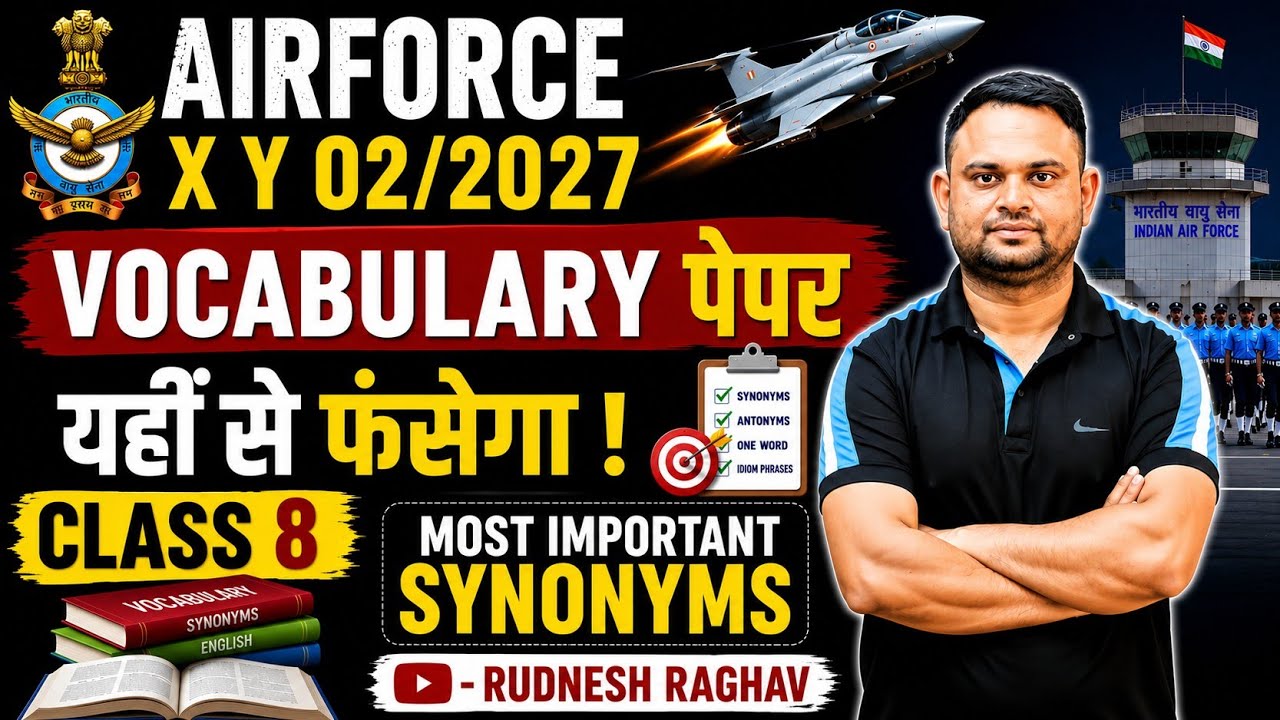 Airforce 02 2027 Most Important Vocabulary Complete Playlist Airforce Synonyms Antonyms Top Repeat 