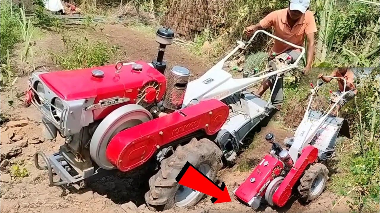 My Power Tiller Badly Stuck ! When Working In My Home Garden || Kamco Power Tiller Performance