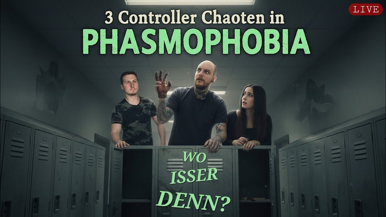 3 Controller Chaoten in Phasmophobia | LIVE🔴