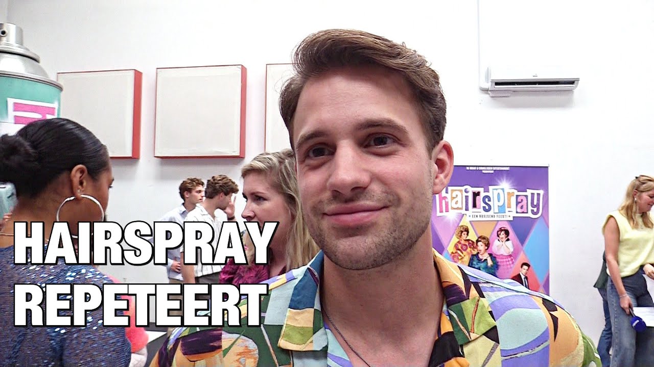 Hairspray met Richard Groenendijk repeteert