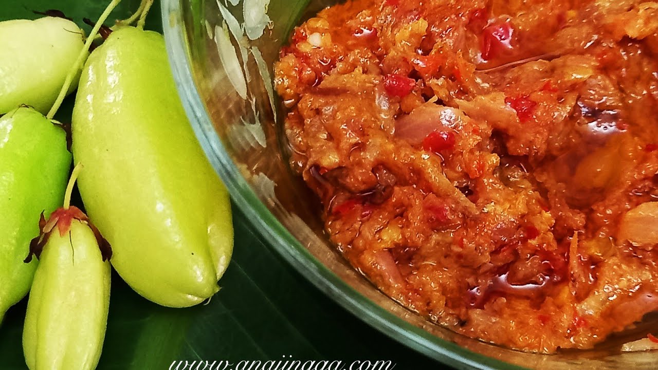 Resepi & cara masak sambal gesek belimbing buluh