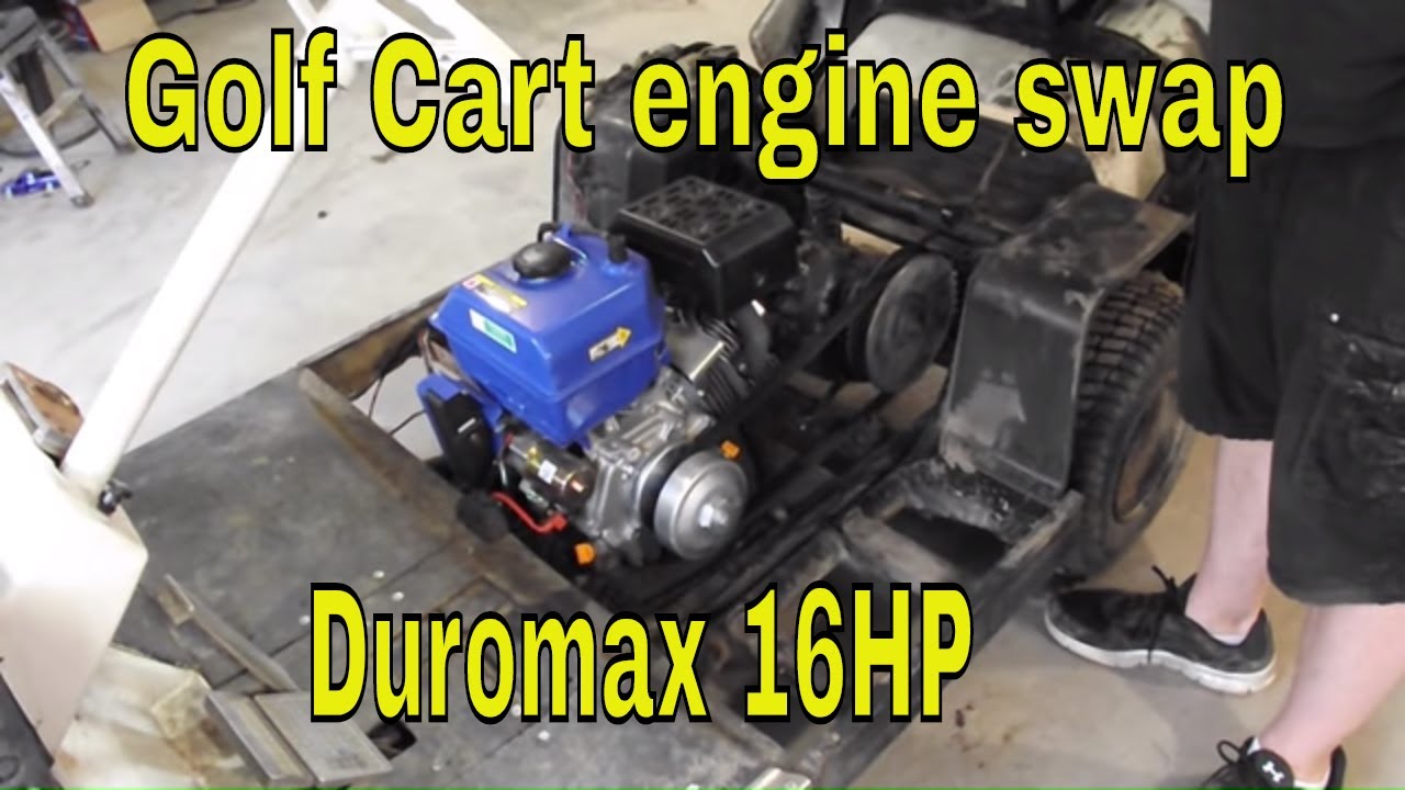Golf cart engine swap 16HP Duromax