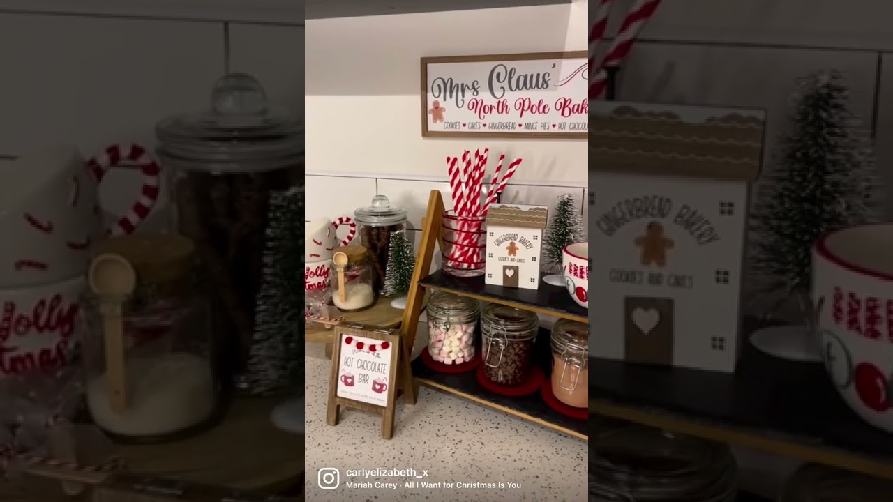 Hot chocolate bar 🍫 ☕️ #shorts #hotchocolate #shortsvideo #viral #trending #vlog #christmas
