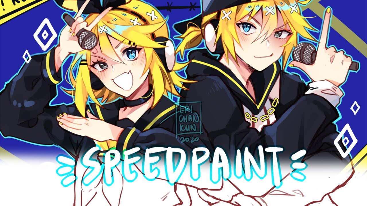 [speedpaint] Vocaloid - Rin•Len