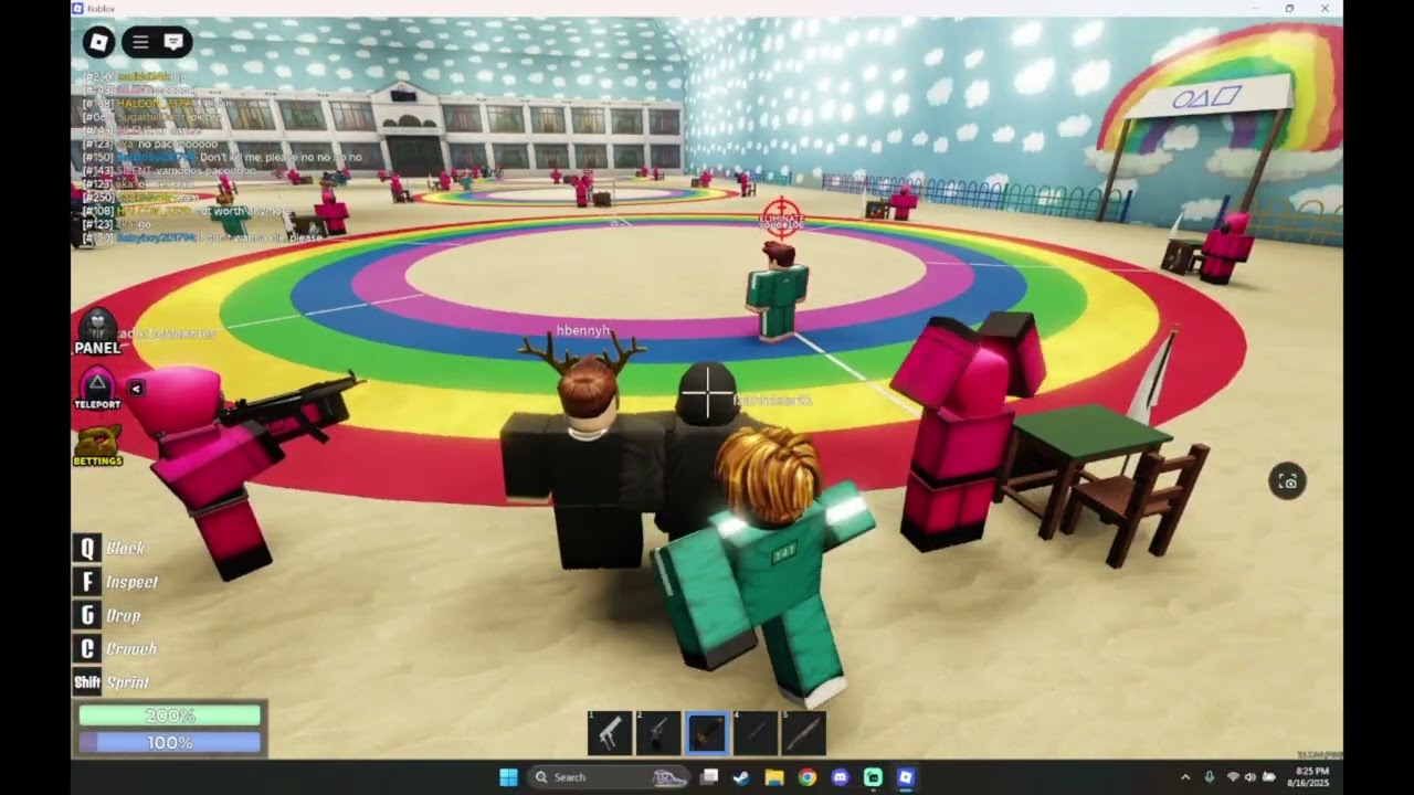 Playing as the Frontman in Octopus Games