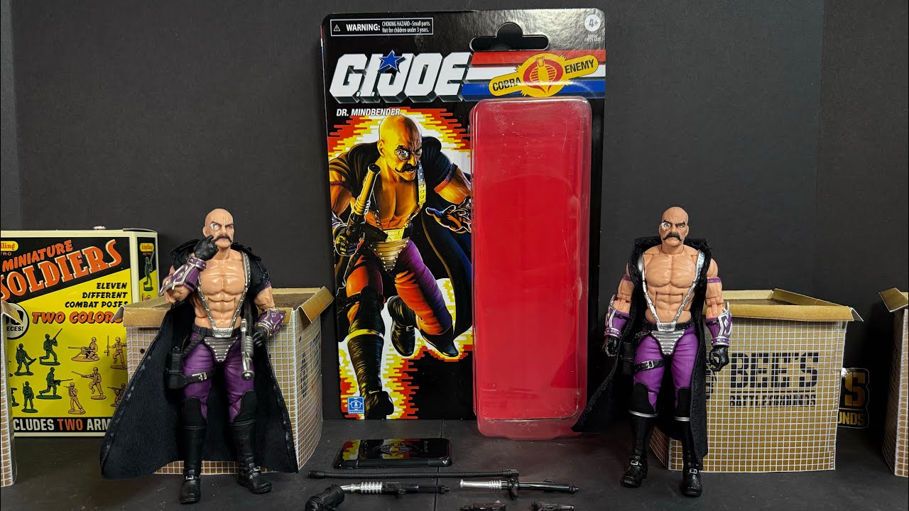 GIJoe Classified Retro Cardback Dr Mindbender