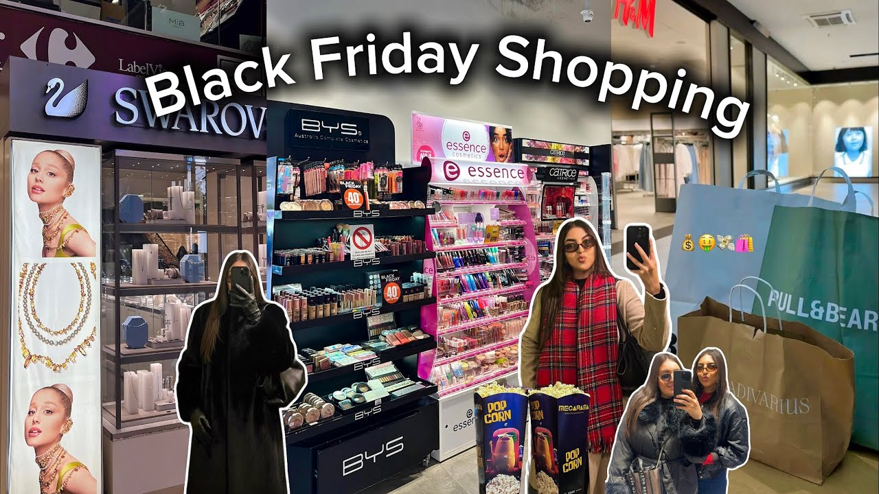 BLACK FRIDAY SHOPPING VLOG🛍️🏙️🫨|فلوق تسوق بلاك فرايداي with SISTA💃🏻👯‍♀️