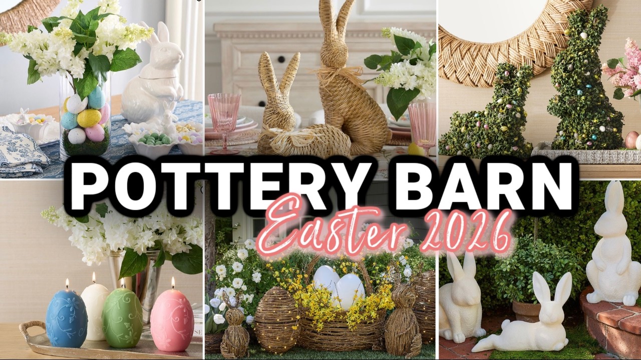 Потрясающий пасхальный декор от Pottery Barn 2026 года.