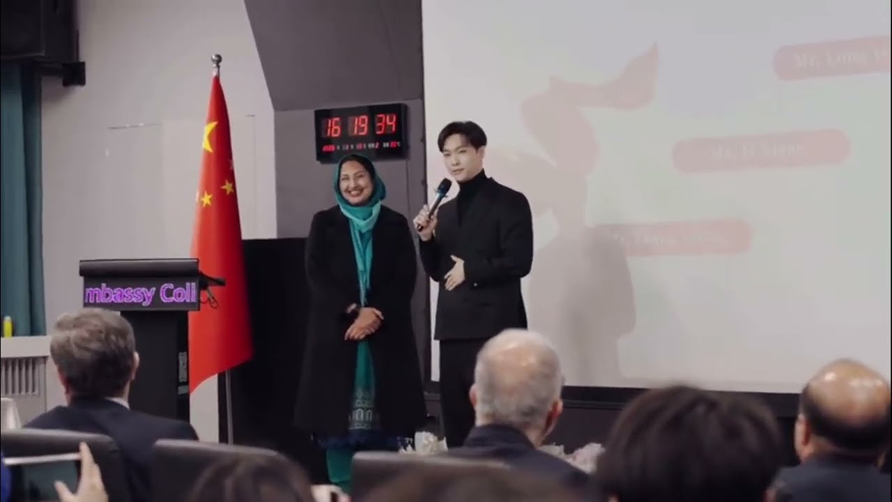 Lay Zhang at the Pakistan Embassy College Beijing 