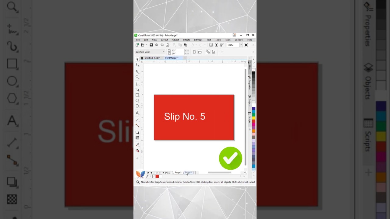 Use of Print Merge in Coreldraw #coreldraw2020