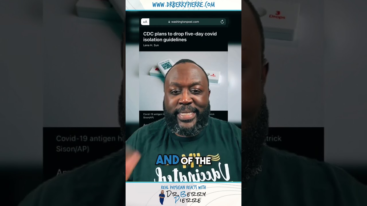 Doctor Reacts to CDC Ending 5-Day Isolation