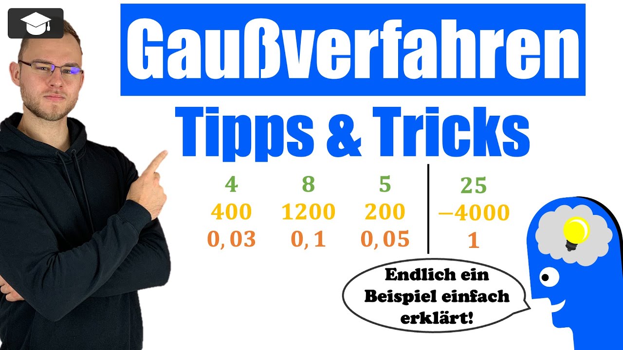 Gauß-Verfahren Tricks - Schneller & einfacher Lösen!