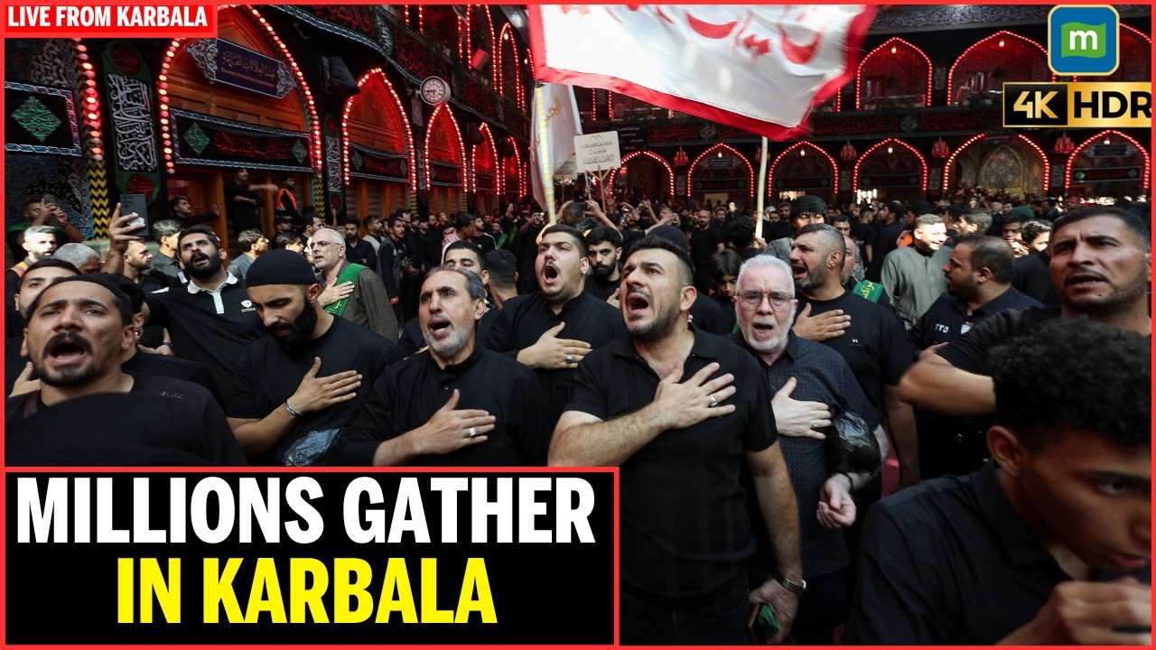 LIVE FROM KARBALA: ARBAEEN Pilgrimage 2026 | Live Ziyarat Imam Hussain & Hazrat Abbas | World News