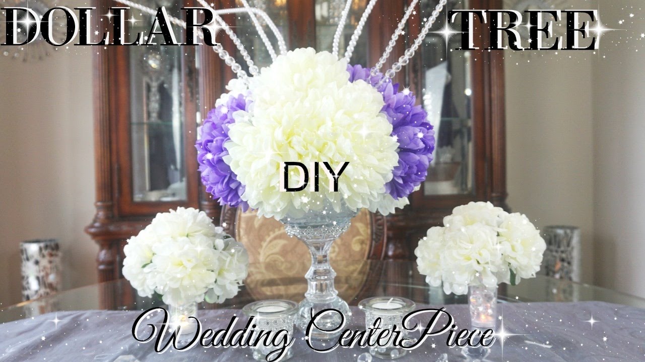 DIY DOLLAR TREE BLING WEDDING CENTERPIECES 2017 PETALISBLESS 🌹