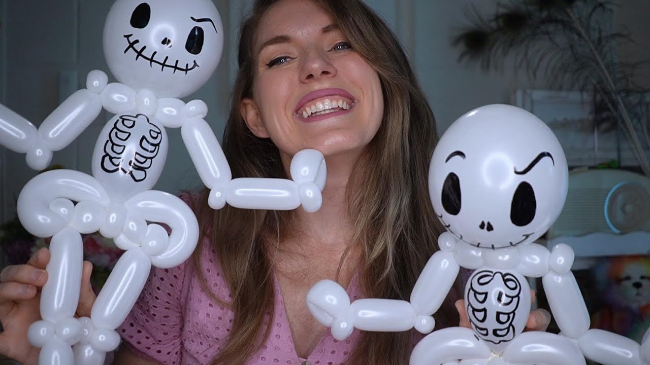 Twist a Balloon Skeleton // A Spooky Balloon Twisting Tutorial