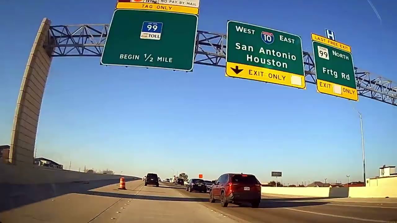 Cinco Ranch to Cypress - SH-99 all the way!
