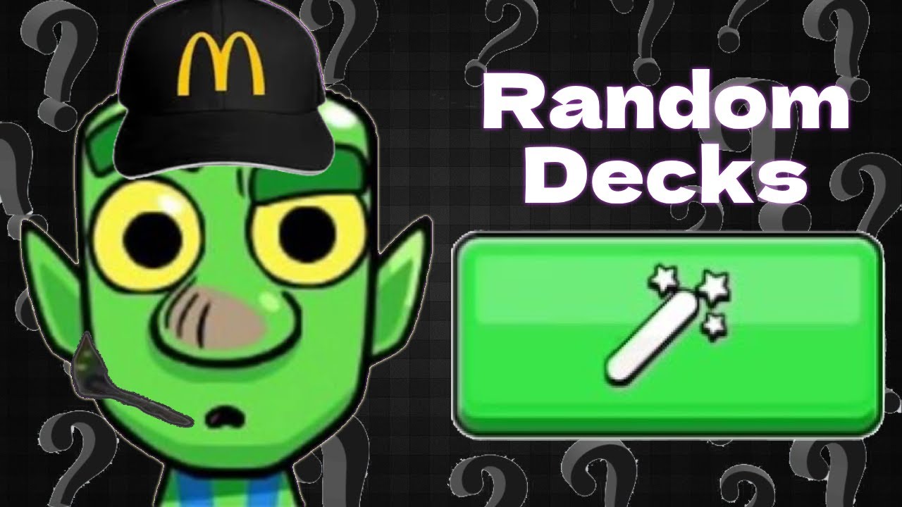 Clash Royale but My Deck Is Random