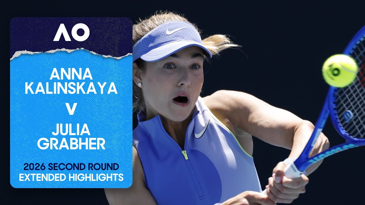 Anna Kalinskaya v Julia Grabher Extended Highlights | Australian Open 2026 Second Round