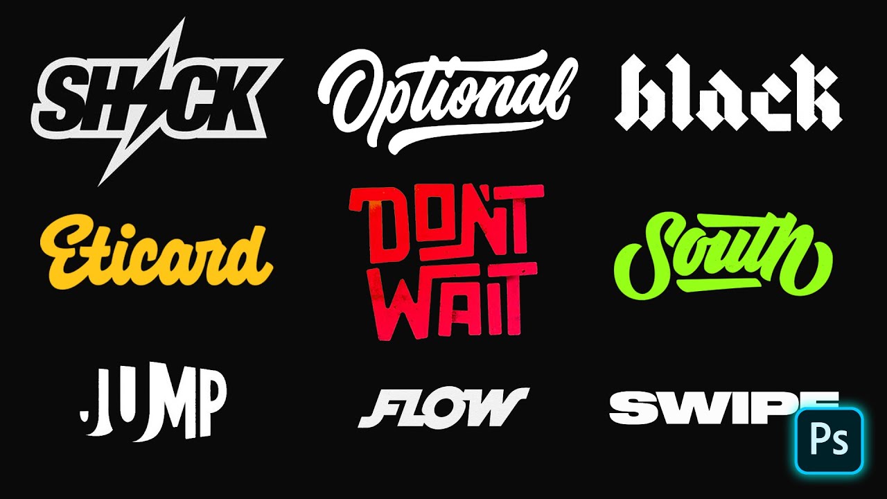 How To Make Your Own DJ LOGO in Photoshop